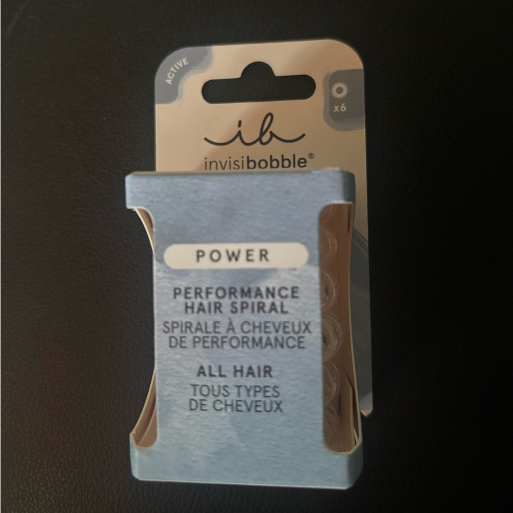 Invisibobble Power Performance Hair Spiral - Clear x5